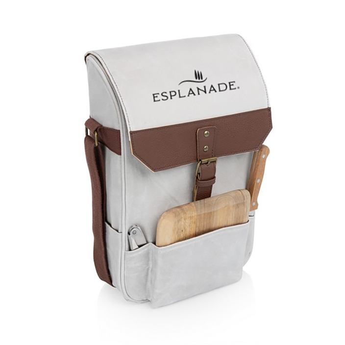 2 Bottle Insulated Wine & Cheese Cooler Tote