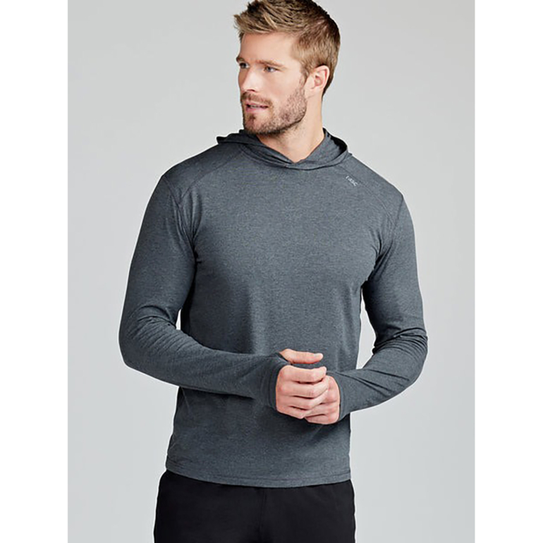 Carrollton Lightweight Hoodie-SKUTM405-Iron-Heather