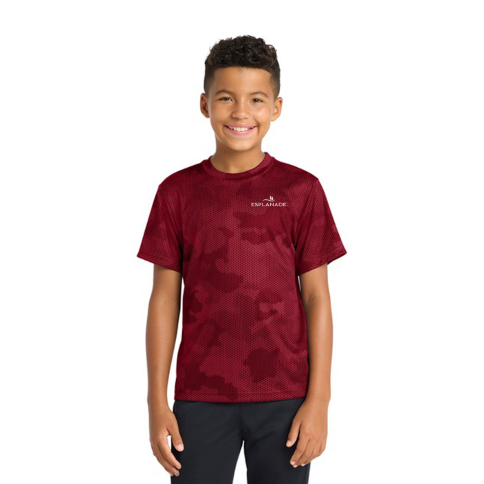 Sport-Tek Youth CamoHex Tee