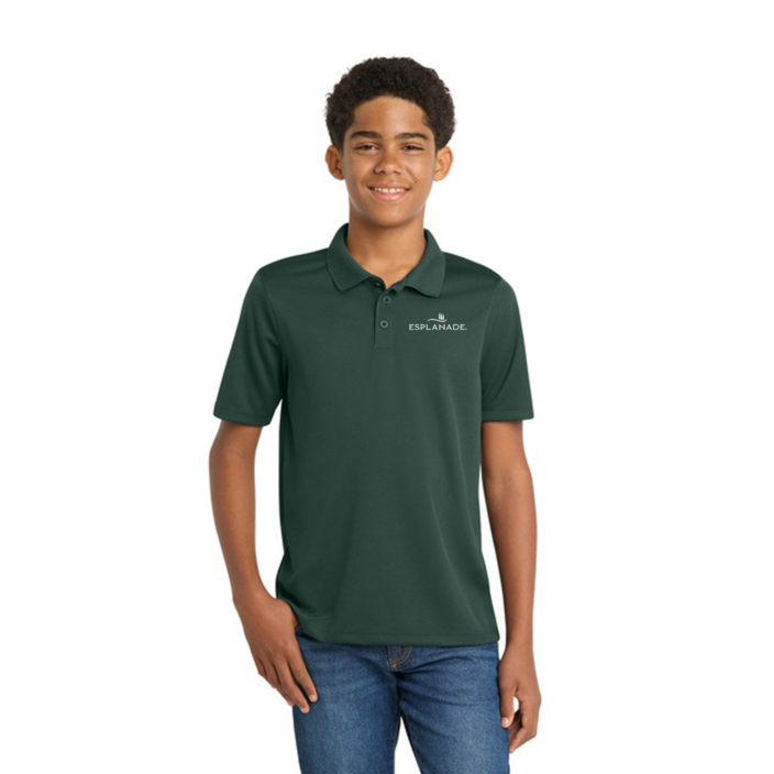 Sport-Tek Youth PosiCharge RacerMesh Polo